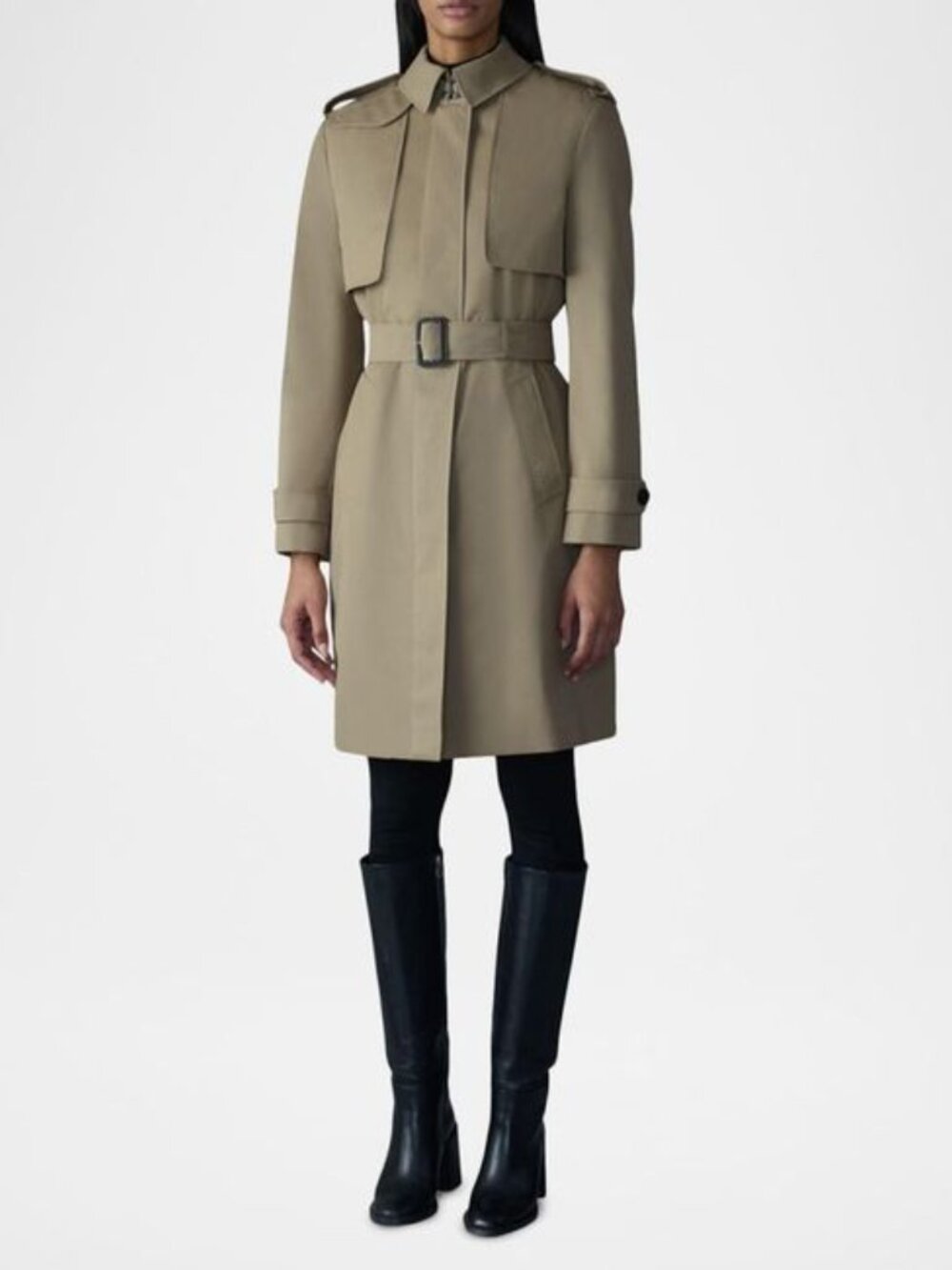 Mackage trench coat w/removable liner